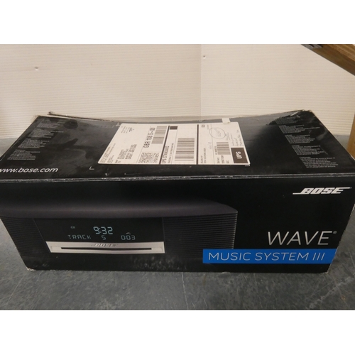 69 - Bose Wave III music system.