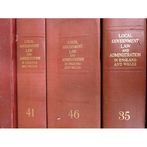 84 - Four boxes of vinatge law books to include volumes of The Conveyancer and Local Government Law and A... 