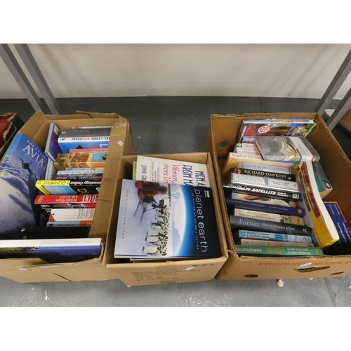 85 - Three boxes of general books and novels.