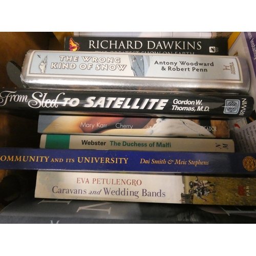 85 - Three boxes of general books and novels.