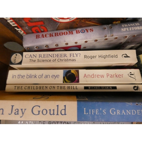 85 - Three boxes of general books and novels.