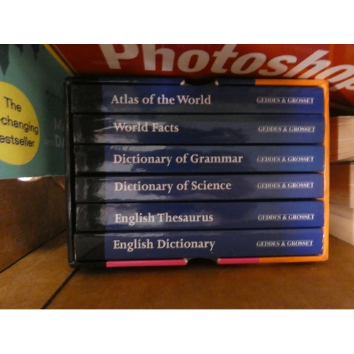 85 - Three boxes of general books and novels.