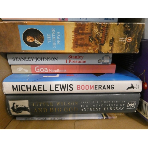 85 - Three boxes of general books and novels.