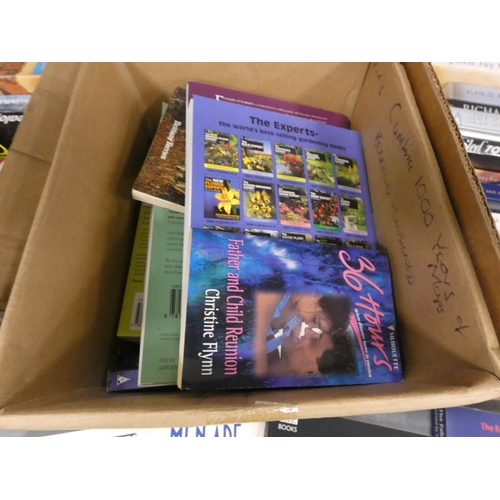 85 - Three boxes of general books and novels.