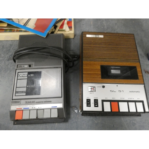 86 - Group of easy listening vinyl top include 45s and LPs, Prinz Proofmaster 8mm movie editor in box and... 