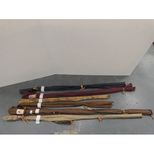 88 - Group of fishing rods to include two by Milbro, all in carry bags. (6)&nbsp;