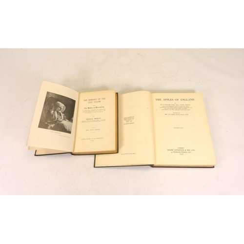 29 - TAYLOR H. V.  The Apples of England. Col. plates. Quarto. Orig. green cloth, spotting to endpapers &... 