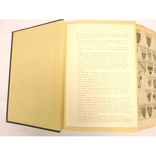 11 - FULLER THOMAS.  The Church-History of Britain, concludes with The History of the University of Cambr... 
