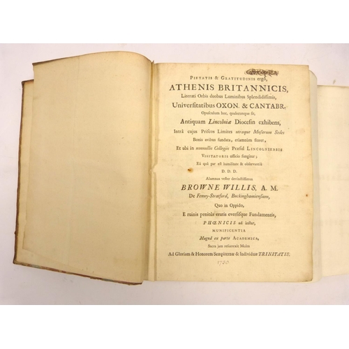 14 - WILLIS BROWNE.&nbsp;&nbsp;The Survey of the Cathedral Churches of York, Durham, Carlisle ... etc. &a... 