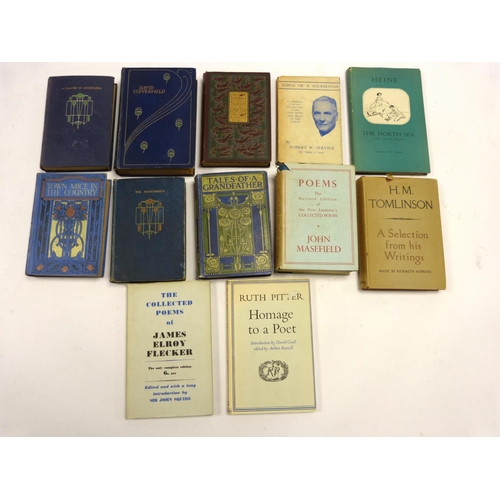 3 - Poetry & Literature.  Two cartons of various vols. incl. Talwyn Morris bdgs.