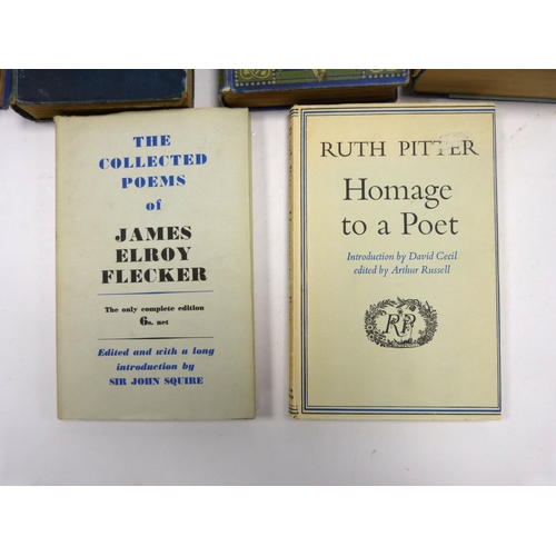 3 - Poetry & Literature.  Two cartons of various vols. incl. Talwyn Morris bdgs.