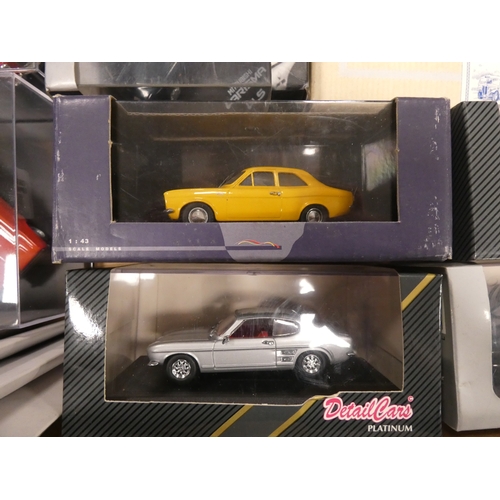 12 - Box of boxed model die cast cars to include Corgi, Troféu etc.