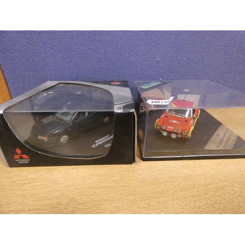 12 - Box of boxed model die cast cars to include Corgi, Troféu etc.