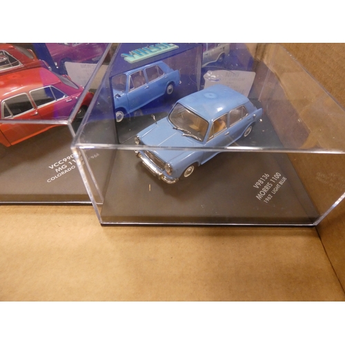 12 - Box of boxed model die cast cars to include Corgi, Troféu etc.