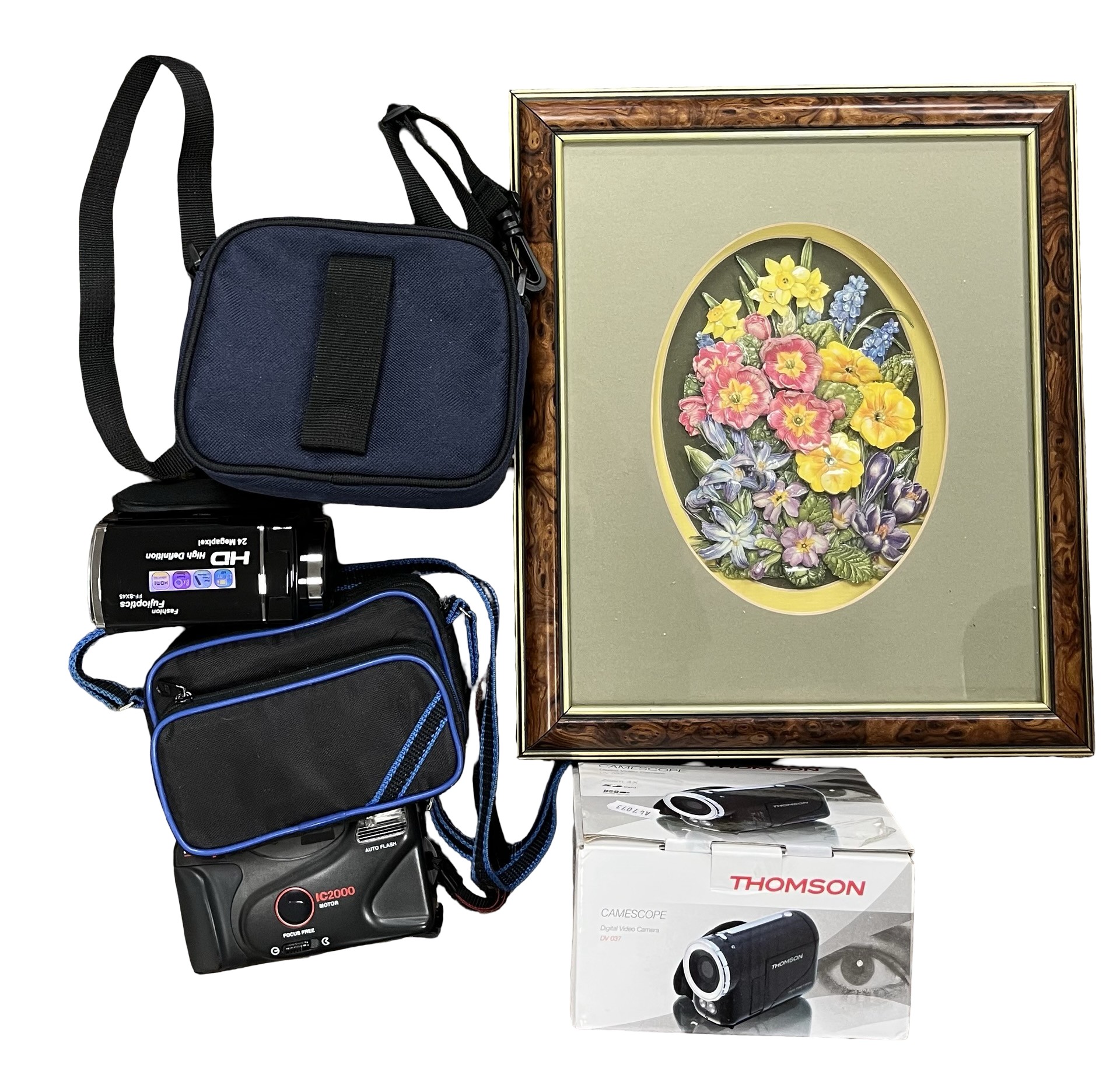 Boxed Thomson Camescope digital video camera with another video camera ...