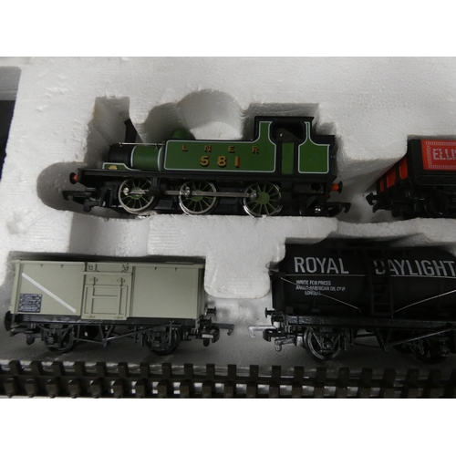 37 - Branch-Line boxed electric train set, another by Mainline of 