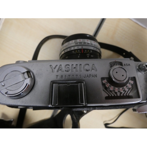 55 - Yashica Minister-D camera, light meter etc.