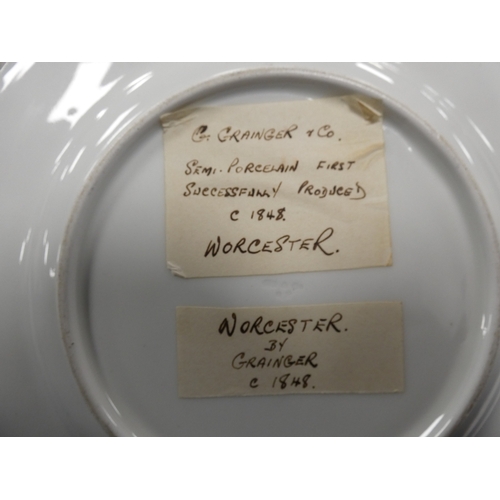 7 - Box of assorted Worcester and Royal Worcester porcelain to include 