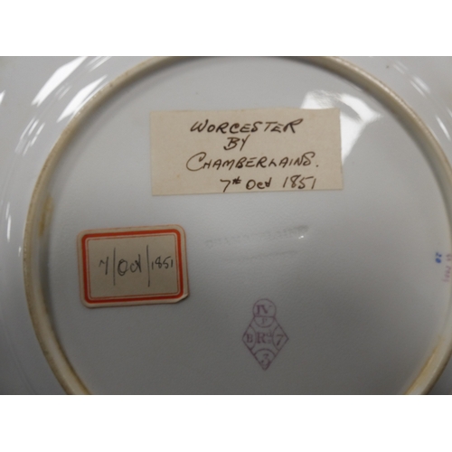 7 - Box of assorted Worcester and Royal Worcester porcelain to include 
