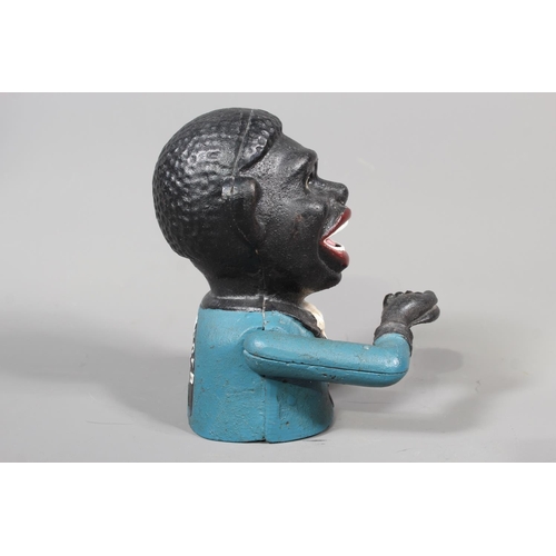 19 - Cast metal mechanical 'Jolly' money bank.