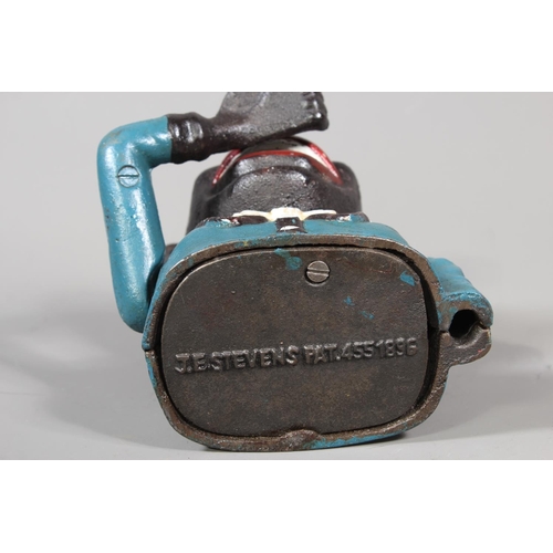 19 - Cast metal mechanical 'Jolly' money bank.