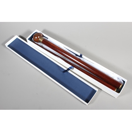 23 - Captains Compass Cane by A La Maison, boxed.&nbsp;