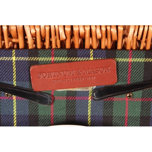 37 - Fortnum and Mason wicker picnic hamper.&nbsp;