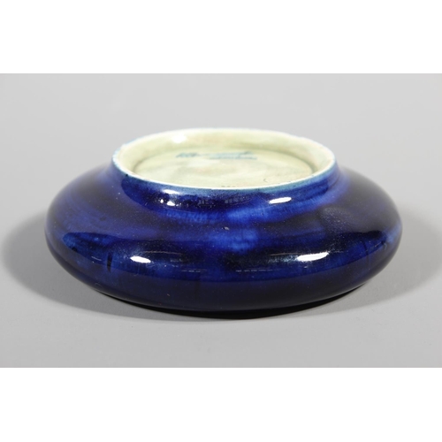 5 - Moorcroft floral pattern pin dish, 11cm diameter.&nbsp;