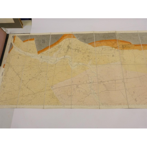 36 - ORDNANCE GEOLOGICAL SURVEY OF LANCASHIRE.  Sheets 102 & 103, Leigh Astley & Worsley District... 