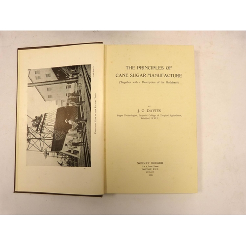55 - Sugar, Chocolate & Cocoa.  A collections of vols. incl. J. A. R. & B. E. R. Newlands, Sugar,... 