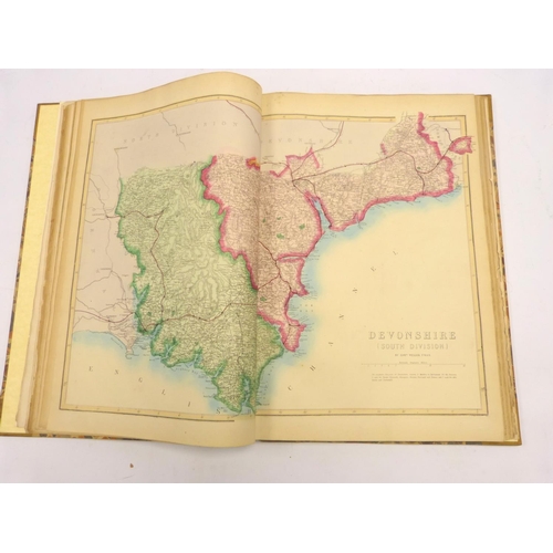 81 - BACON G. W. & CO.&nbsp;&nbsp;Bacon's Large Print County Atlas Comprising Forty Beautifully Engra... 