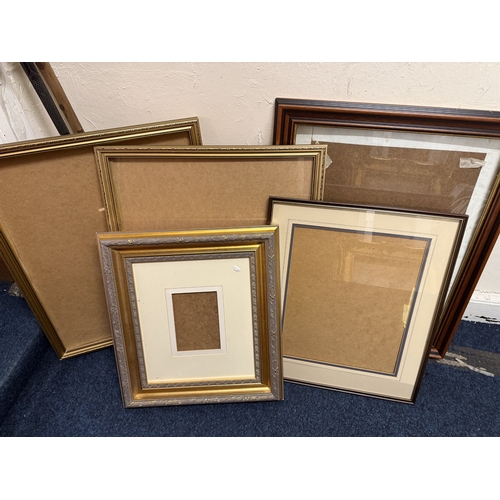 Selection of picture frames.