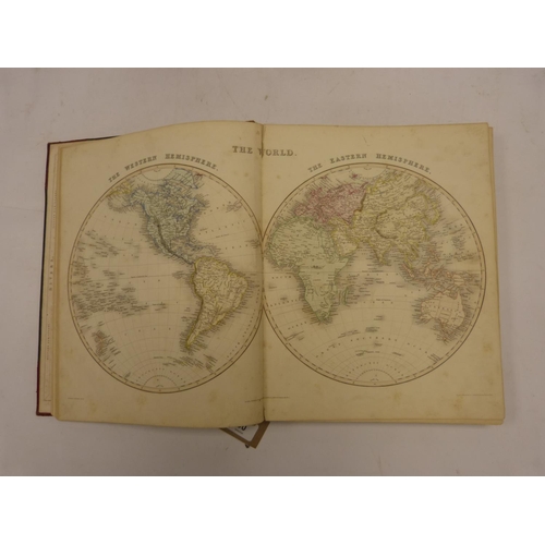90 - GRATTAN & GILBERT.&nbsp;&nbsp;Gilbert's Modern Atlas of the Earth With Descriptive Letter-Press ... 