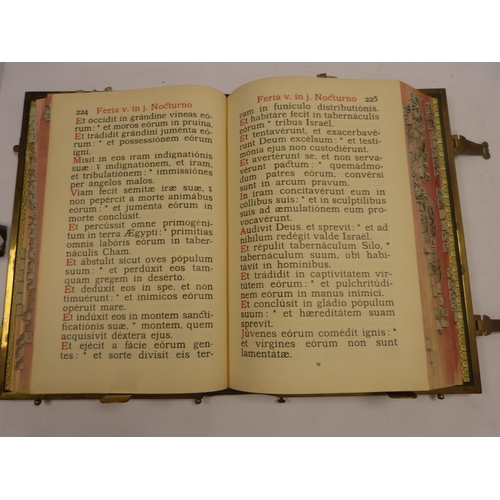92 - CISTERCIAN ORDER.  Psalterium Davidicum ad Usum Sacri Ordinis Cisterciensis ... Cura ... Gabrielis S... 