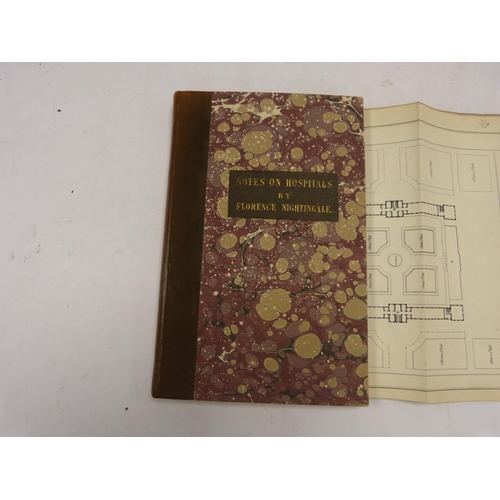95 - NIGHTINGALE FLORENCE.&nbsp;&nbsp;Notes on Hospitals, Two Papers Read Before the National Association... 