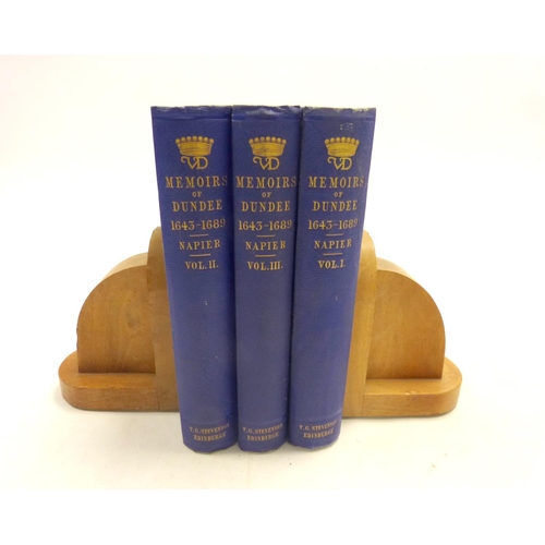 NAPIER MARK. Memorials & Letters Illustrative of the Life & Times of ...