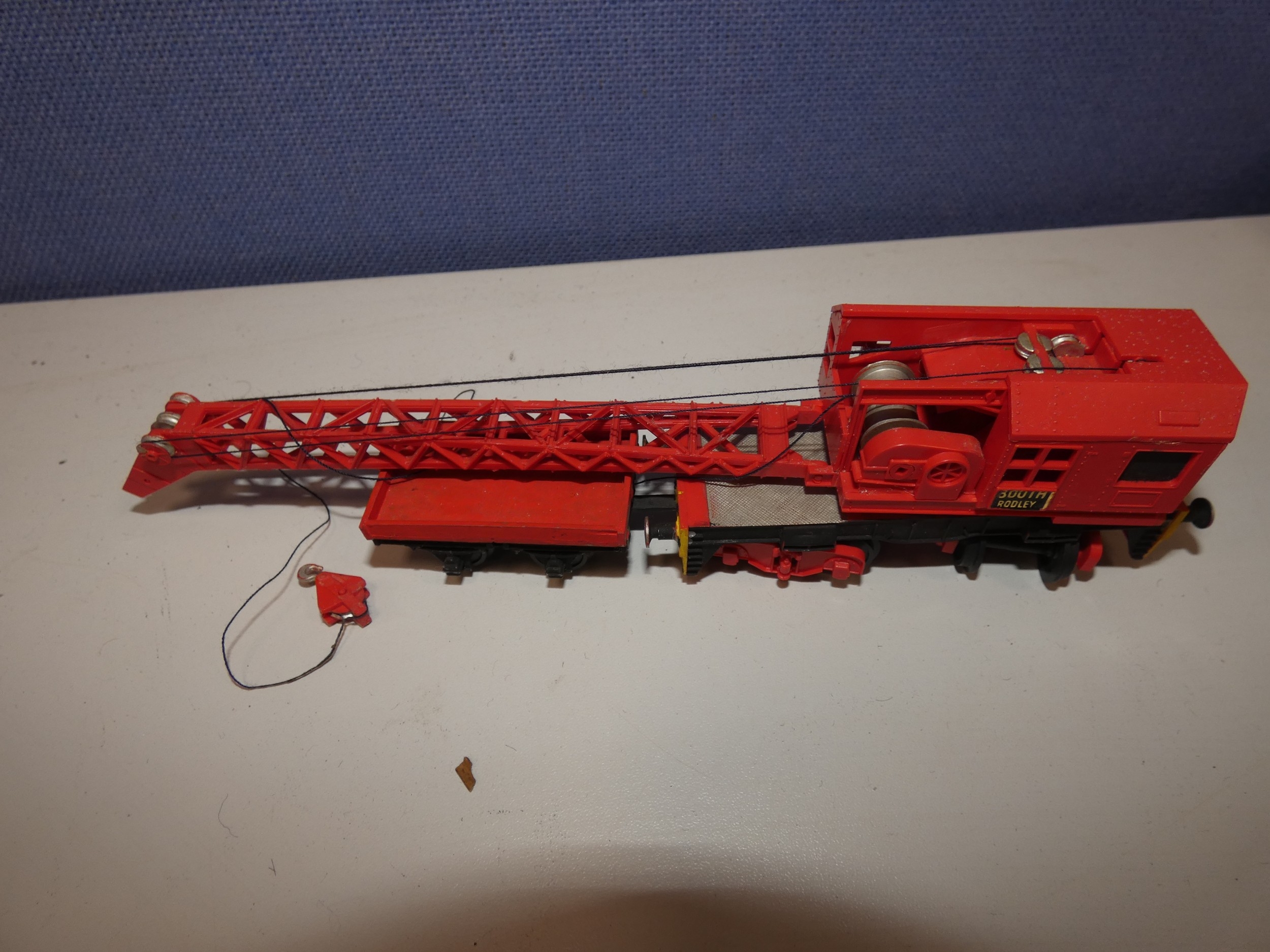 Ten various model crane cars, no. 133, Booth Rodley, Grue 85T etc.