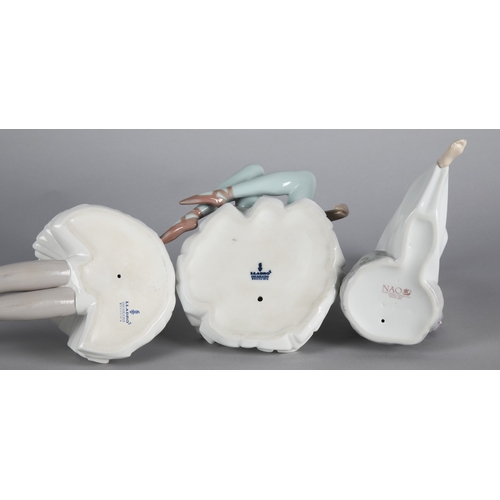 11 - Two Lladro Balerina figures with Nao 'Romantic Dreams' (3).