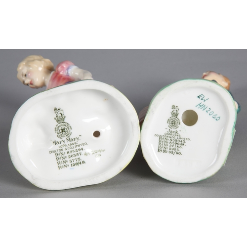 26 - Two Royal Doulton figures to include 'Mary Mary' HN 1946 and 'Jack HN 2060 (2).