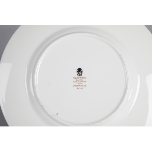 35 - Wedgwood 'Colonnade' patterned dinner service comprising of six cups and saucers, six bowls, six sid... 