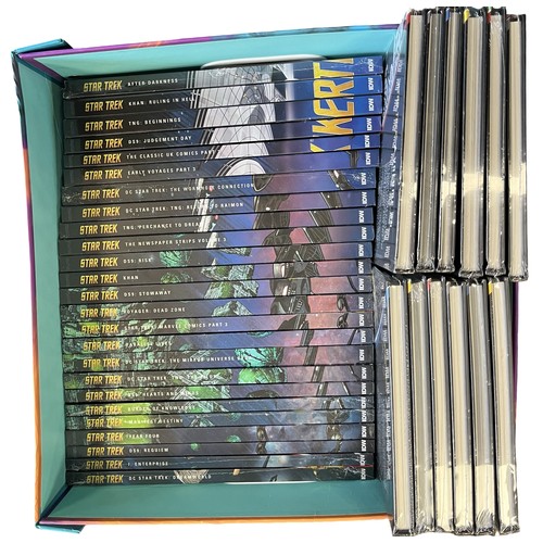 372 - Large collection of Star Trek Graphic Novels to include Special Cross Over Editions, Orginal  unedit... 
