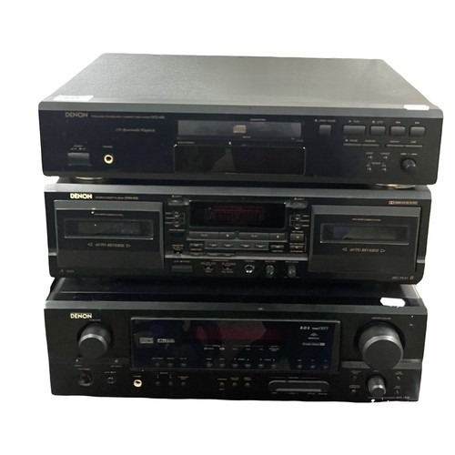 Denon Music System comprising of CD player DCD-485, Double Casset deck ...