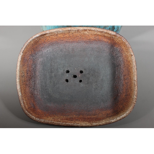 42 - Denise Kate Wren (Australian/British 1891-1979) for Oxshott Pottery, a large pottery bread bin with ... 