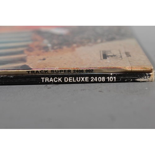 556 - Jimi Hendrix Band of Gypsys on stereo Track Super 2406 002, puppet front sleeve and Cry of Love with... 