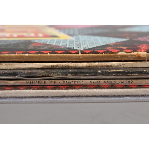 669 - Humble Pie vinyl records to include Eat It double album with book, Smokin, Performance Rockin The Fi... 