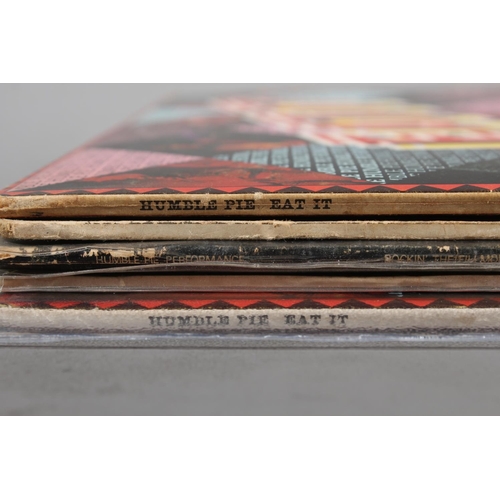 669 - Humble Pie vinyl records to include Eat It double album with book, Smokin, Performance Rockin The Fi... 