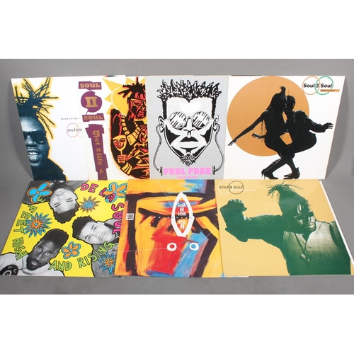 467 - Soul II Soul vinyl records to include Club Classics Vol.One, 12'' 4 track Keep on Movin, Back to Lif... 
