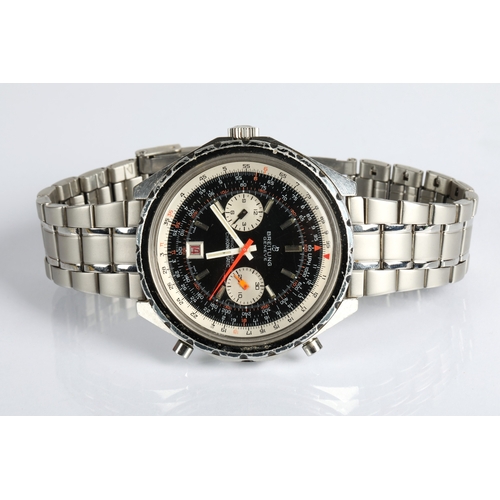 135 - Breitling automatic chronomat gents wristwatch, ref 11525/67, 1808 with stainless steel strap, dial ... 