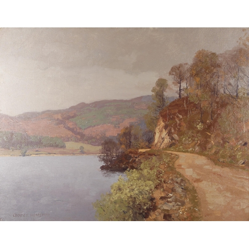 George Houston RSA RSW RGI (Scottish 1869-1947)'Loch Landscape'framed ...