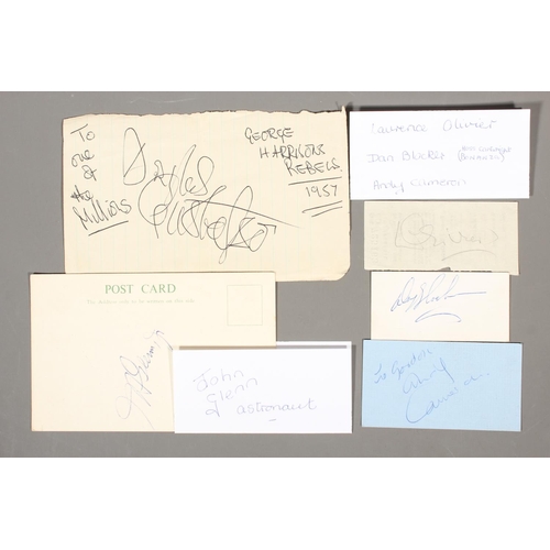 756 - Autograph book containing signatures from mainly the 1960's to include The Beatles, Sydney Devine, J... 